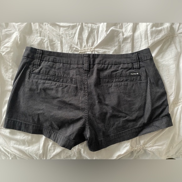 Hurley striped navy shorts. Size medium women’s, size 11 girls - Picture 3 of 3